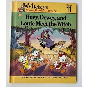 Mickey’s Young Readers Library Series Huey Dewey & Louie Meet The Witch